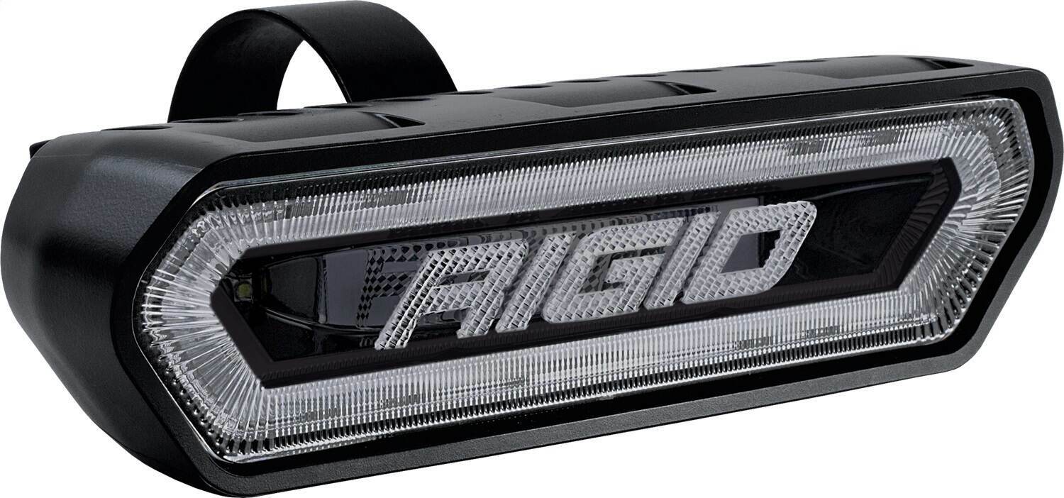 RIGID Industries Rigid Chase, Rear Facing 5 Mode Led Light, Red Halo, Black Housing - 90133