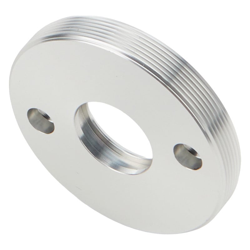 QA1 Nut, Closure Lbct 45° Wiper, Anodized M50 X 1.0 Aluminum, New Style - 9014-115
