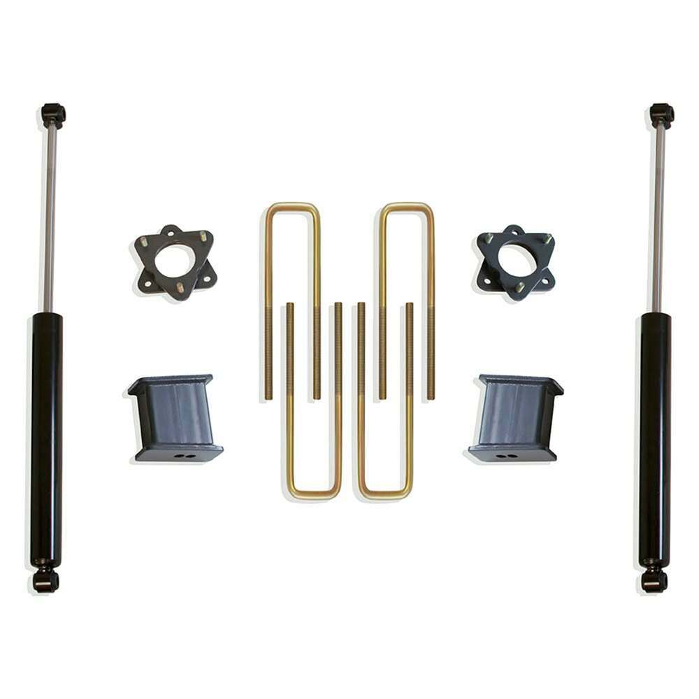 MaxTrac 2.0" Spacer, 5" Blocks, U-Bolts,  Maxtrac Shocks - 901750