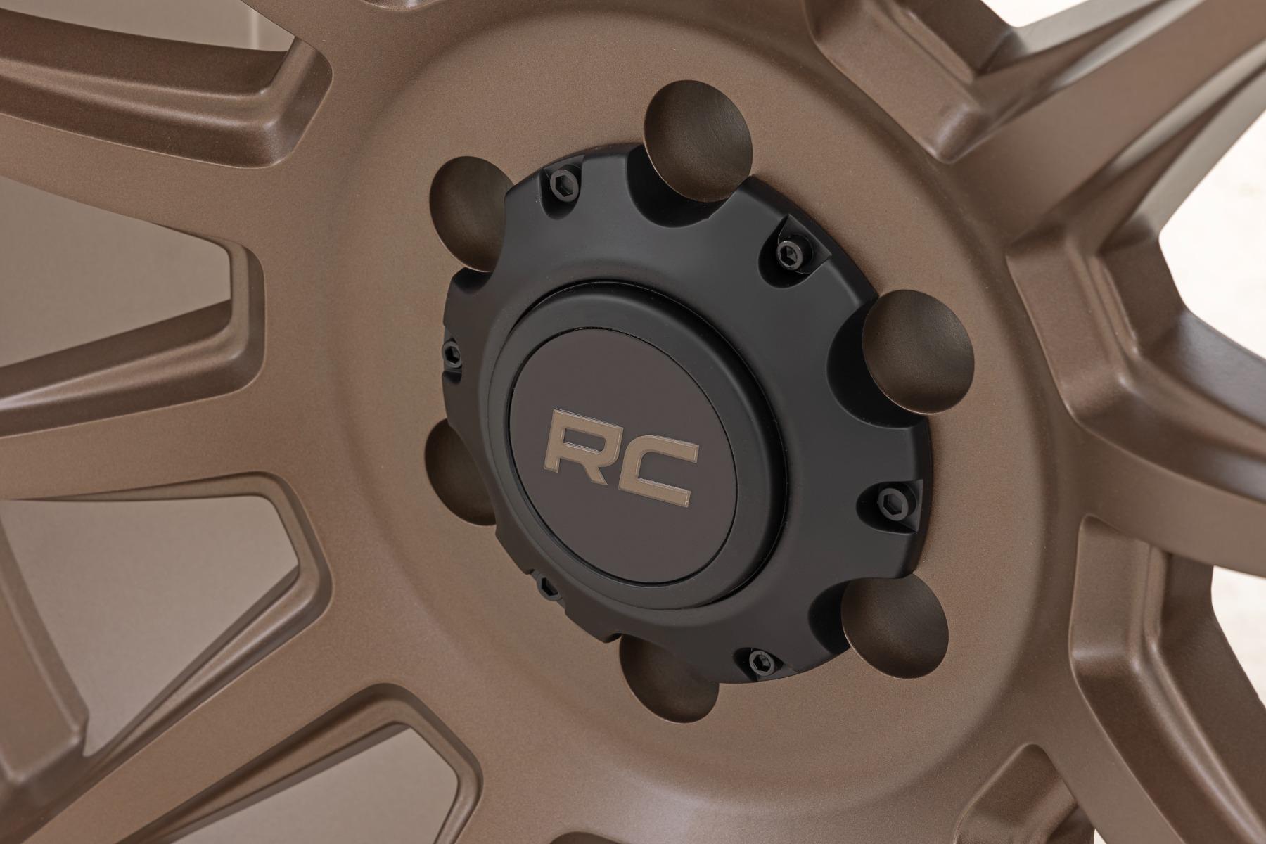 Rough Country 90 Series Wheel One-Piece Bronze 18x9 6x5.5 0mm (1960-1998 Land Cruiser, C10 Pickup, K10 Pickup, Blazer, K20 Pickup, K15/K1500 Pickup, K25/K2500 Pickup, K15/K1500 Suburban, Jimmy, Wagoneer, Cherokee, J20, J10, K15 Suburban, Scout II, K10, K5