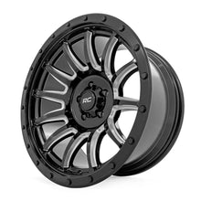 Rough Country 90 Series Wheel One-Piece Gloss Black w/machined spokes 20x9 6x5.5 -12mm (1960-1998 K10 Pickup, C10 Pickup, Land Cruiser, K15/K1500 Pickup, K15/K1500 Suburban, Wagoneer, J10, Cherokee, J20, K10, K5 Blazer, C15 Suburban, K15 Suburban, K10 Sub