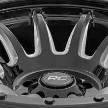 Rough Country 90 Series Wheel One-Piece Gloss Black w/machined spokes 20x9 6x5.5 -12mm (1960-1998 K10 Pickup, C10 Pickup, Land Cruiser, K15/K1500 Pickup, K15/K1500 Suburban, Wagoneer, J10, Cherokee, J20, K10, K5 Blazer, C15 Suburban, K15 Suburban, K10 Sub