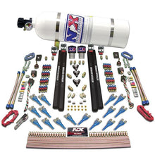 Nitrous Express Shark Dual Stg/Gas/Rails 16 Nzls (200-1200Hp) W/ Composite Bottle - 90208-12
