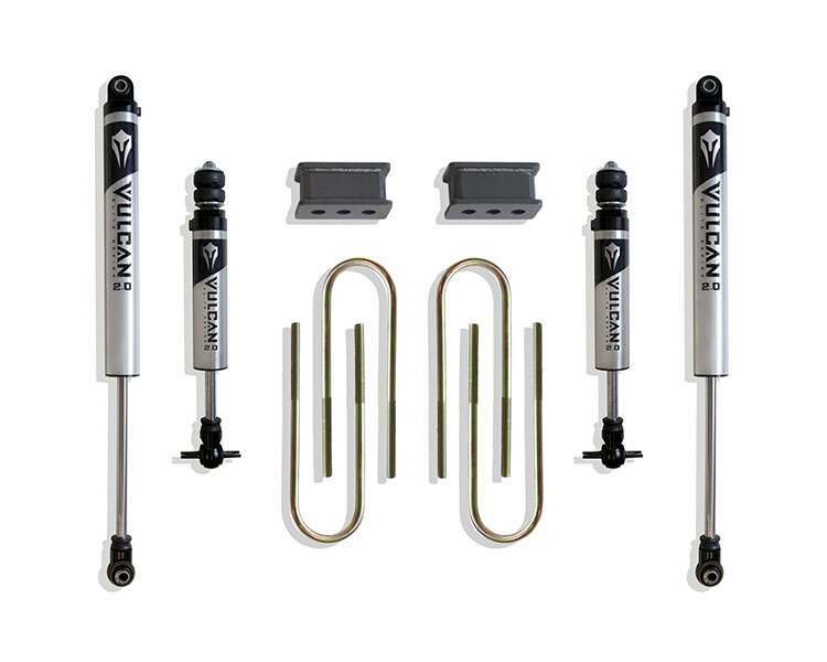 MaxTrac 2.5" REAR LIFT BOX KIT (4.125" X 16.5"" U-BOLTS) (2003-2008 RAM 1500 MEGA CAB, RAM 2500, RAM 3500) - 902225V-XL