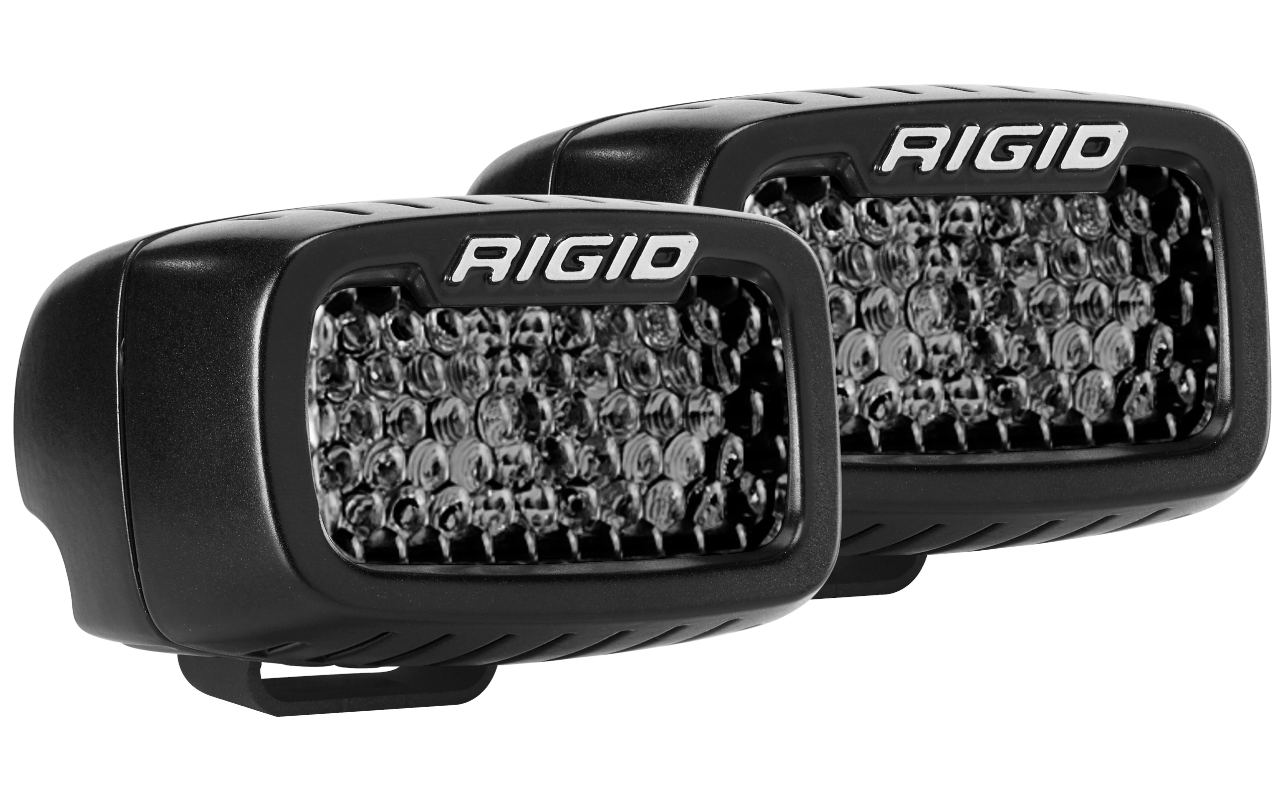 RIGID Industries Rigid Sr-M Series Pro Midnight Edition, Spot Diffused, Surface Mount, Pair - 902513BLK