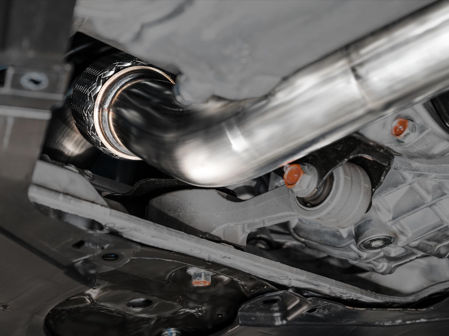 AWE Track Edition for FL5 CTR - Triple Diamond Black Tips - 3020-53287