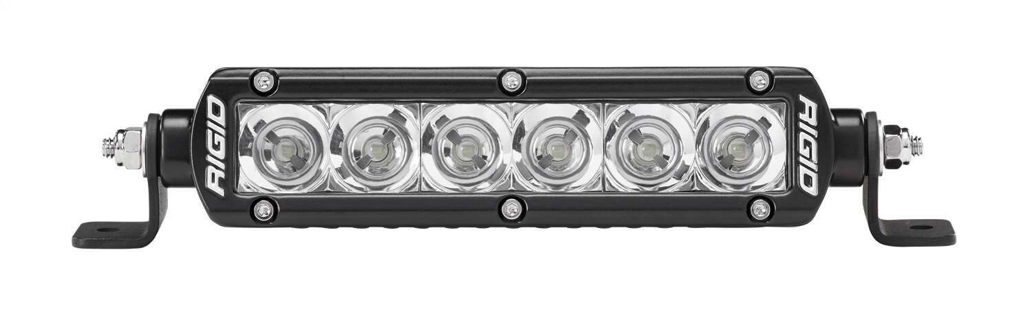 RIGID Industries Rigid Sr-Series Pro Led Light, Flood Optic, 6 Inch, Black Housing - 906113
