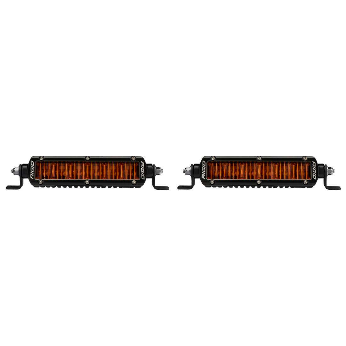 RIGID Industries Sr-Series Sae 6 Inch With Amber Pro Lens - Pair - 906705