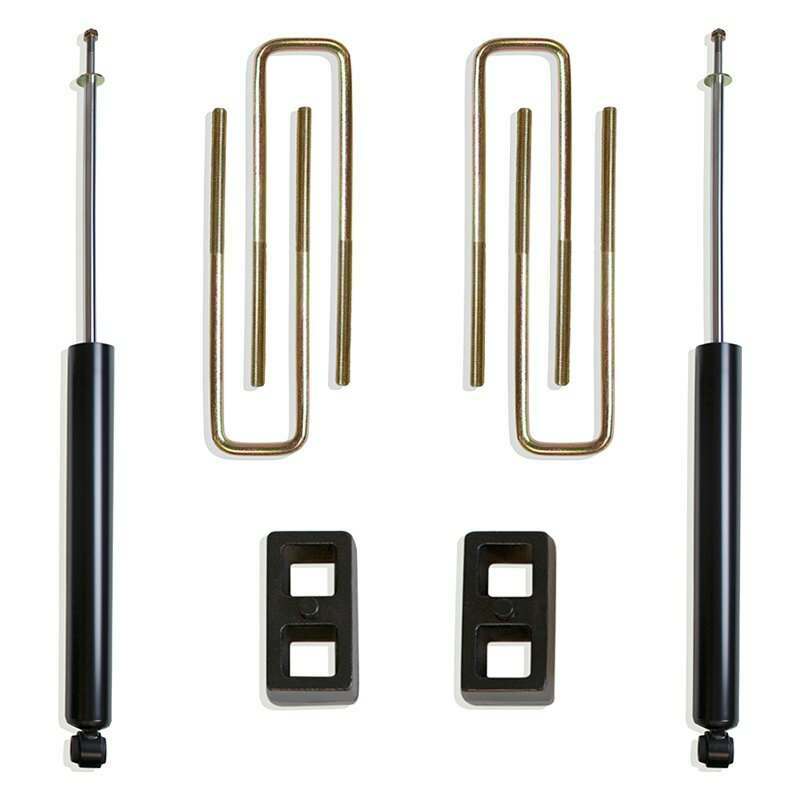 MaxTrac 2" Blocks, U-Bolts, Maxtrac Rear Shocks - 906820