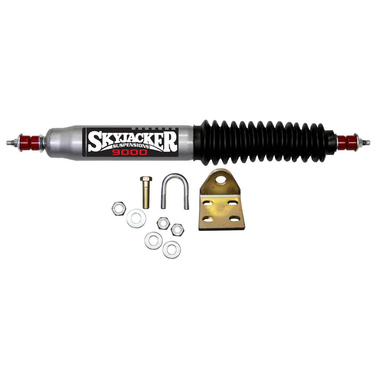 Skyjacker Steering Stabilizer HD OEM Replacement Kit Silver w/Black Boot 79-85 Toyota Pickup 84-85 Toyota 4Runner - 9070