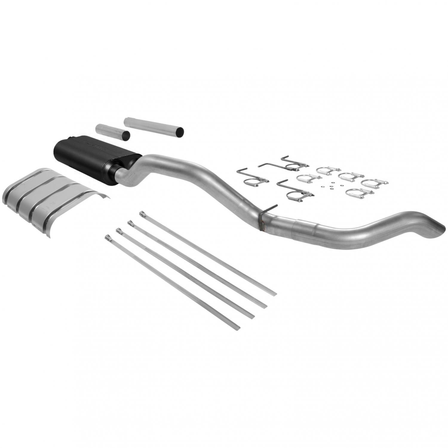 Flowmaster Cat-back System - Single Side Exit - Force II - Mild Sound