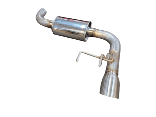 MRT Trail Rated Single Tip Axle Back Exhaust System with 3.5" Tip (2021+ Full Size Bronco) - 90R236