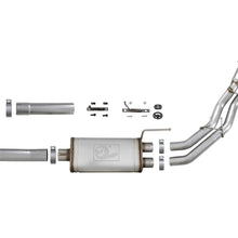 AFE Rebel Series 3 IN to 2-1/2 IN 409 Stainless Steel Cat-Back Exhaust w/ Black Tip (2011-2014 F-150) - 49-43078-B
