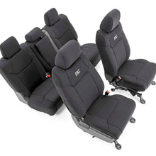 Rough Country Toyota Neoprene Front &amp; Rear Seat Covers (14-20 Tundra, Crew Cab) (2014-2018 Tundra) - 91027A