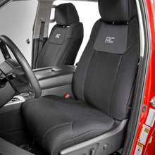 Rough Country Toyota Neoprene Front &amp; Rear Seat Covers (14-20 Tundra, Crew Cab) (2014-2018 Tundra) - 91027A