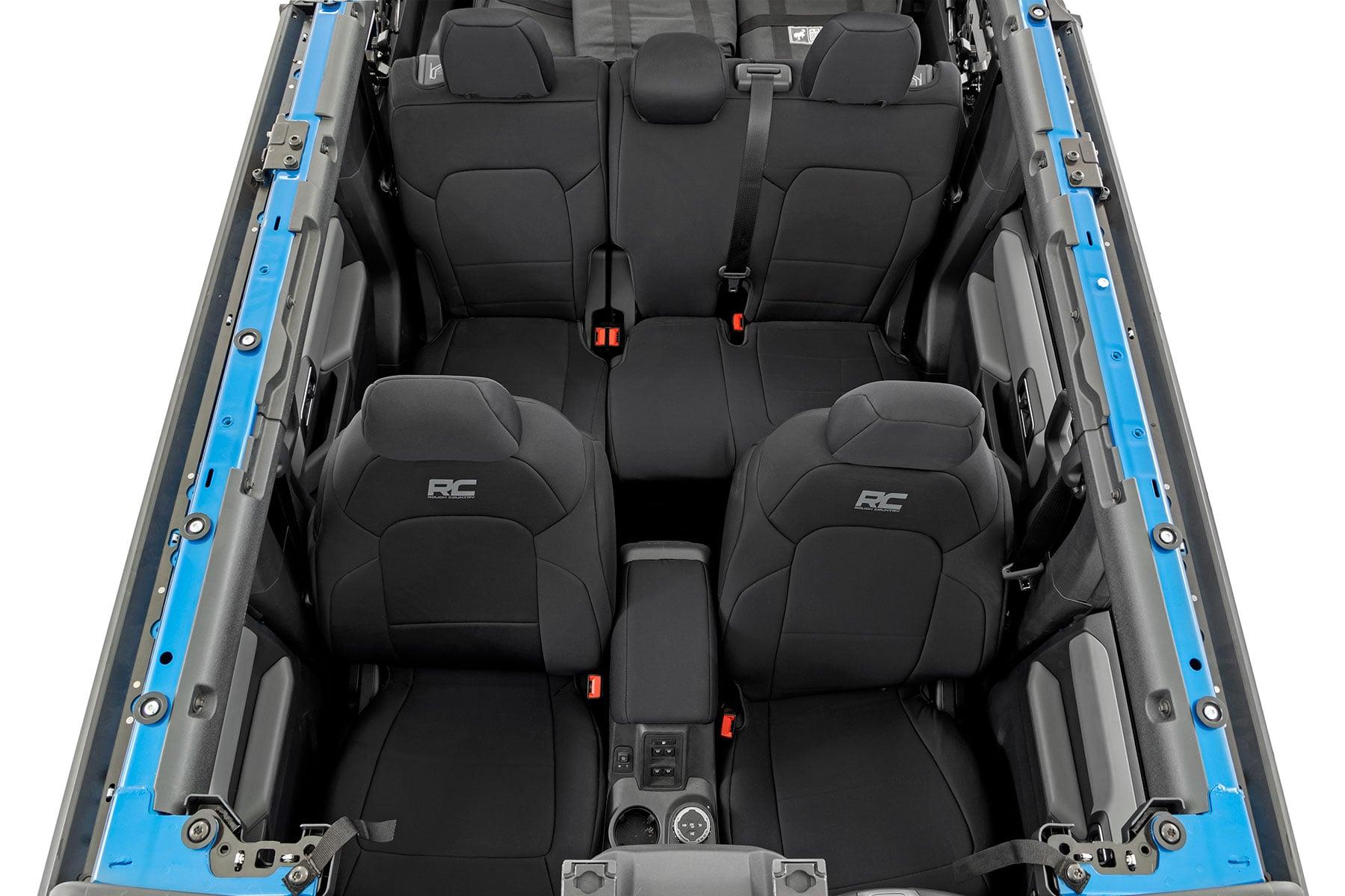 Rough Country Seat Covers (2021-2025 Ford Bronco 4-Door) - 91045