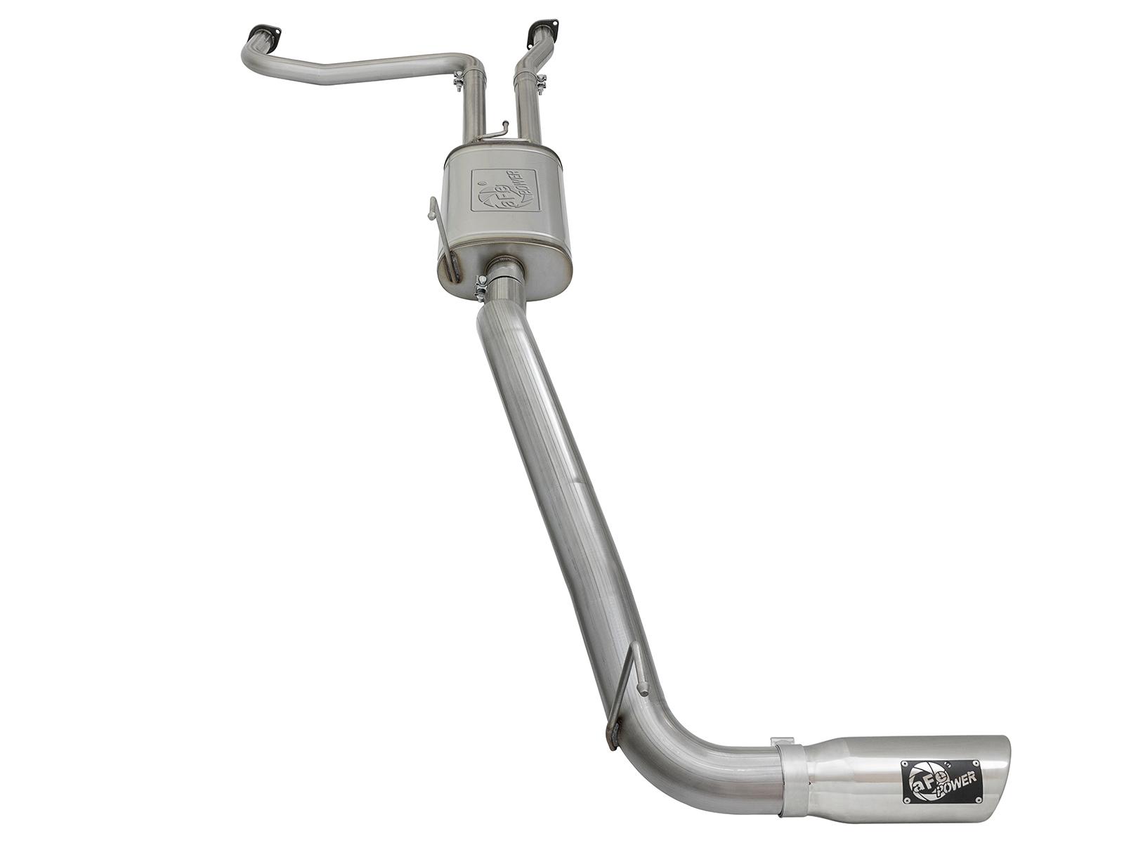 AFE Cat-Back Exhaust System (2016-2019 Nissan Titan V8-5.6L) - 49-46125-P