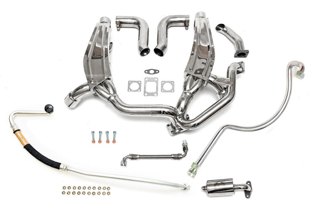 Fabspeed 1976-1989 Porsche 911 Turbo/ 930 Sport Headers With Heat (Slantnose Only) - FS.POR.911T.SHDRWHS