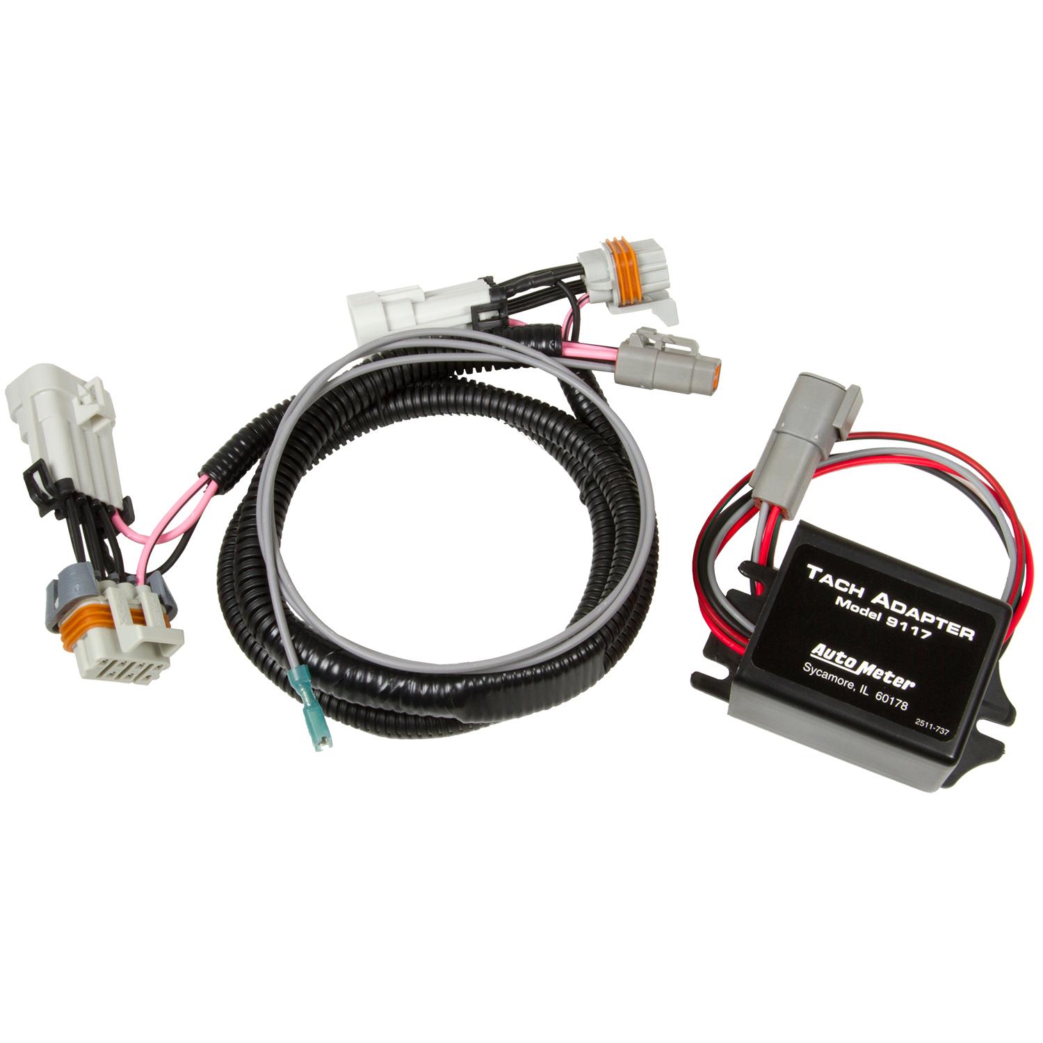 Auto Meter RPM SIGNAL ADAPTER FOR LS ENGINES, INCL. PLUG & PLAY HARNESS - 9123