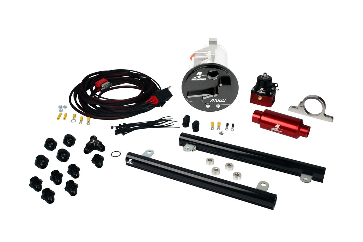 Aeromotive 17306 05-09 Mustang GT Stealth A1000 Race Fuel System with 5.4L CJ Fuel Rails