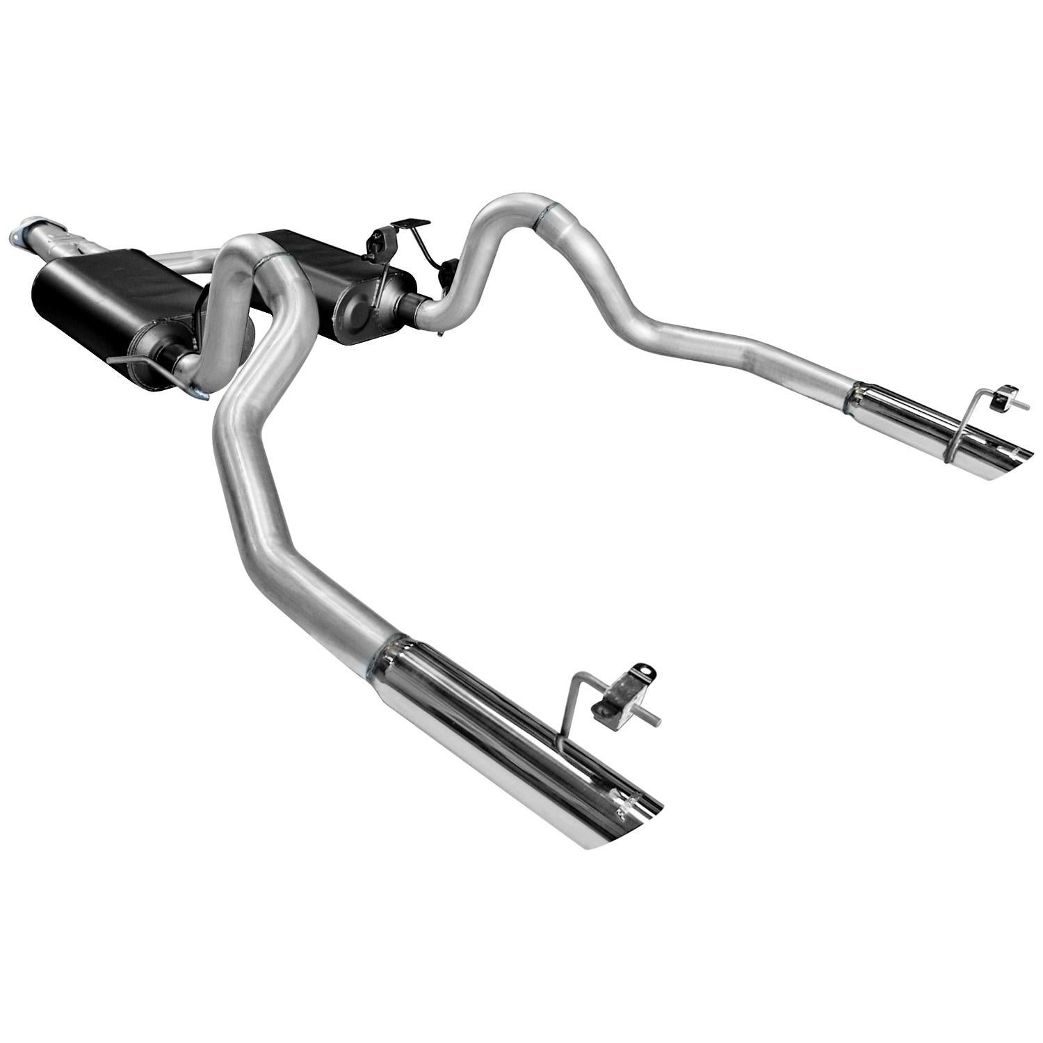 Flowmaster Cat-back System - Dual Rear Exit - Force II - Moderate Sound