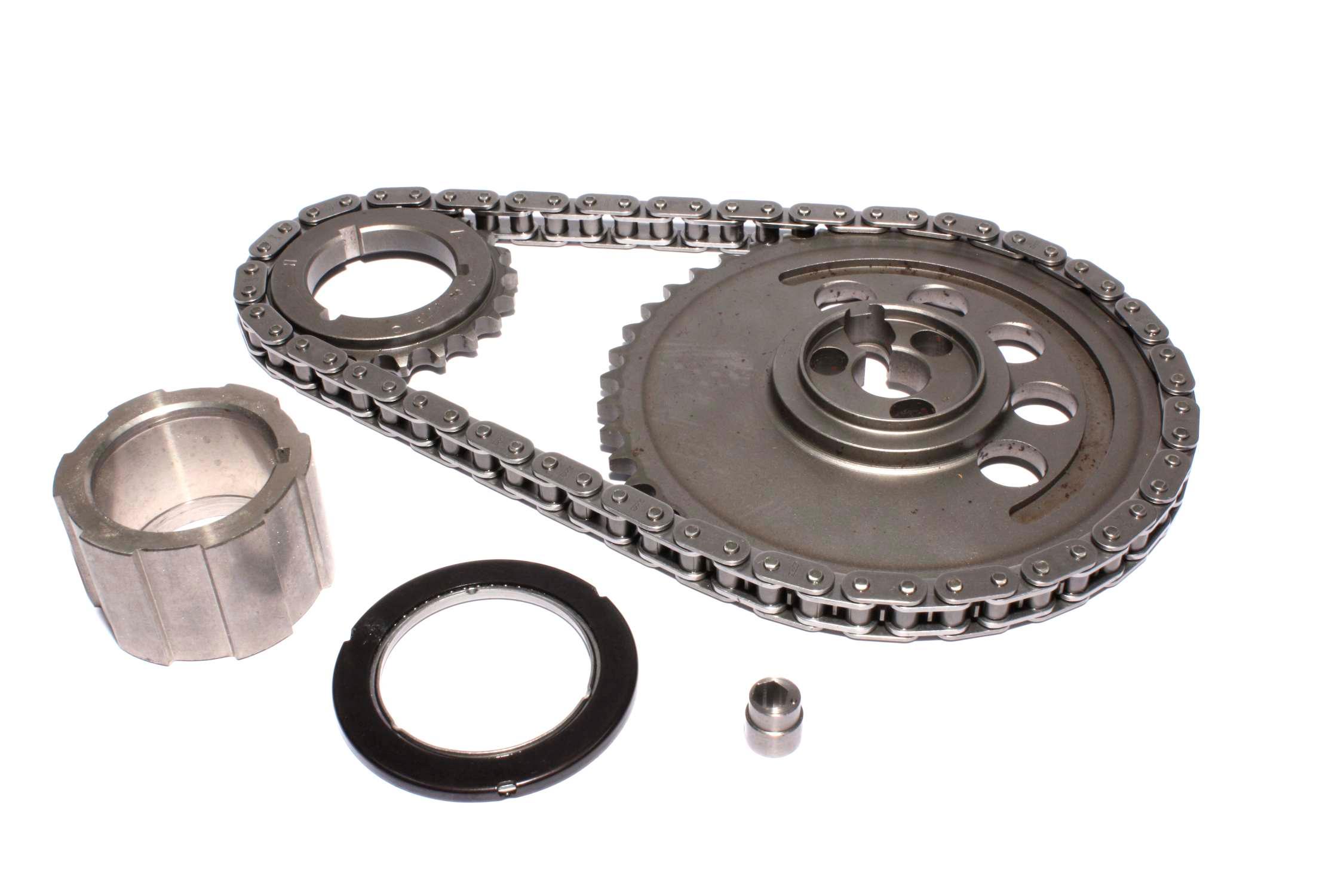 Comp Cams Hex Adjust Single Chain Timing Set for 3-Bolt, 24X, 1 Pole Reluctor GM LS - 9158KT