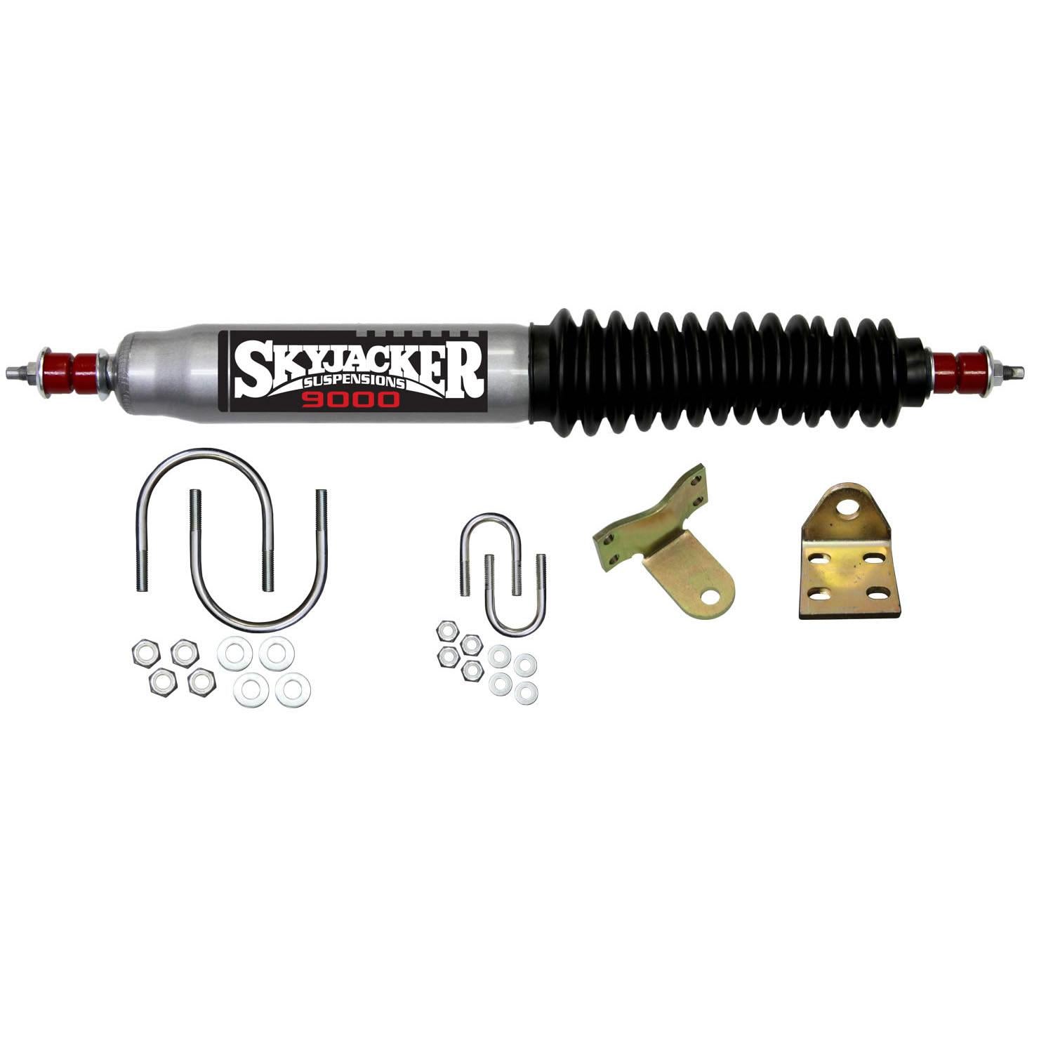 Skyjacker Steering Stabilizer Single Kit Silver w/Black Boot 67-82 Toyota Land Cruiser - 9160