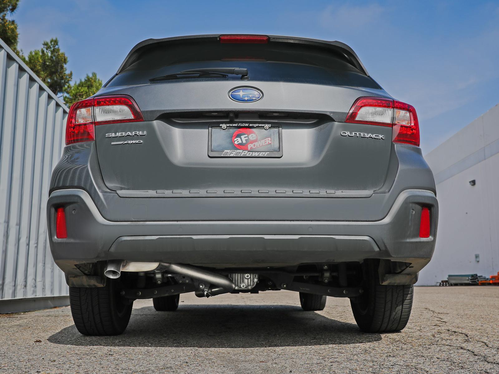 AFE Takeda 2-1/2 IN 304 Stainless Steel Cat-Back Exhaust (2015-2019 Outback 2.5) - 49-36807