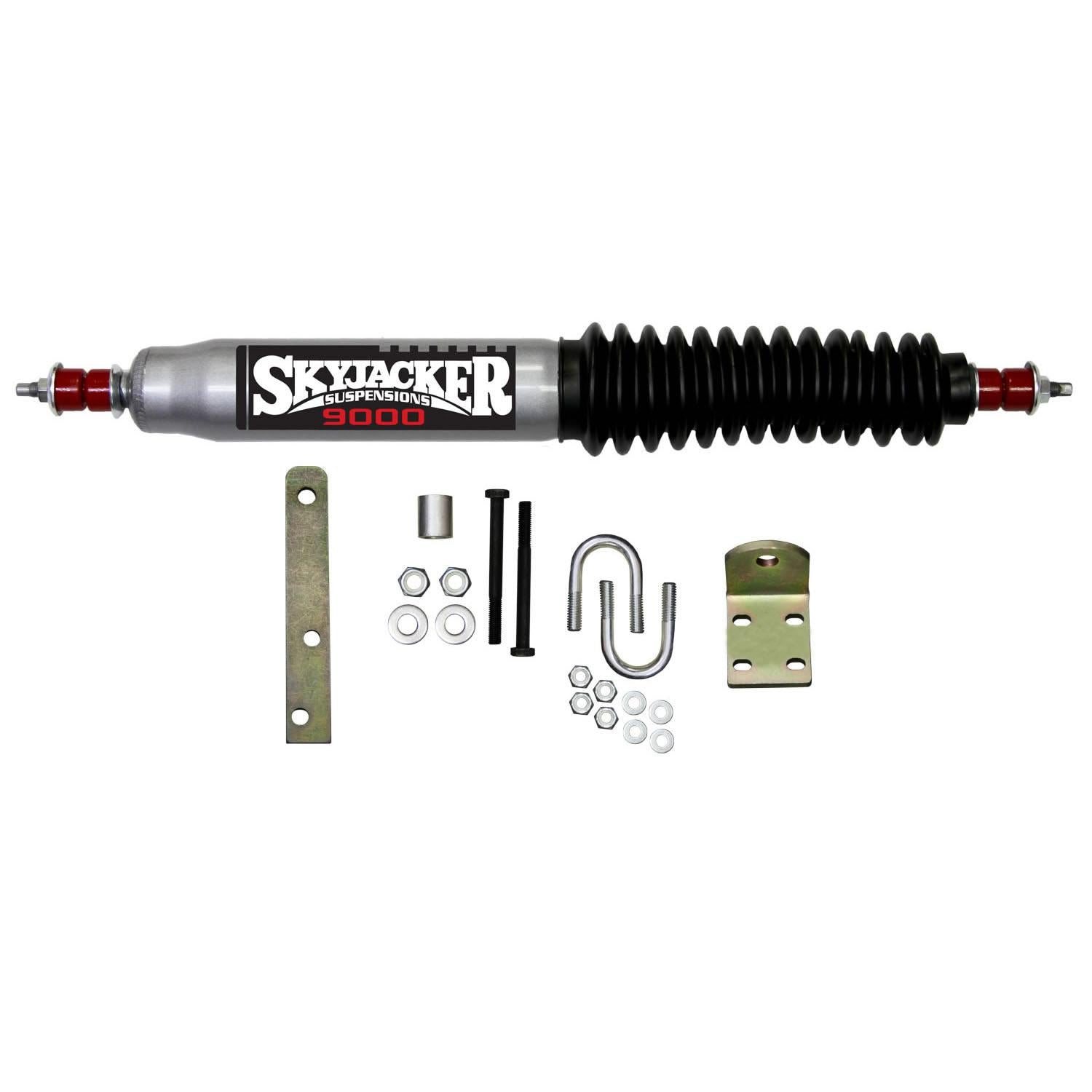 Skyjacker Steering Stabilizer Single Kit Silver w/Black Boot 86-95 Toyota 4Runner 86-95 Toyota Pickup - 9186
