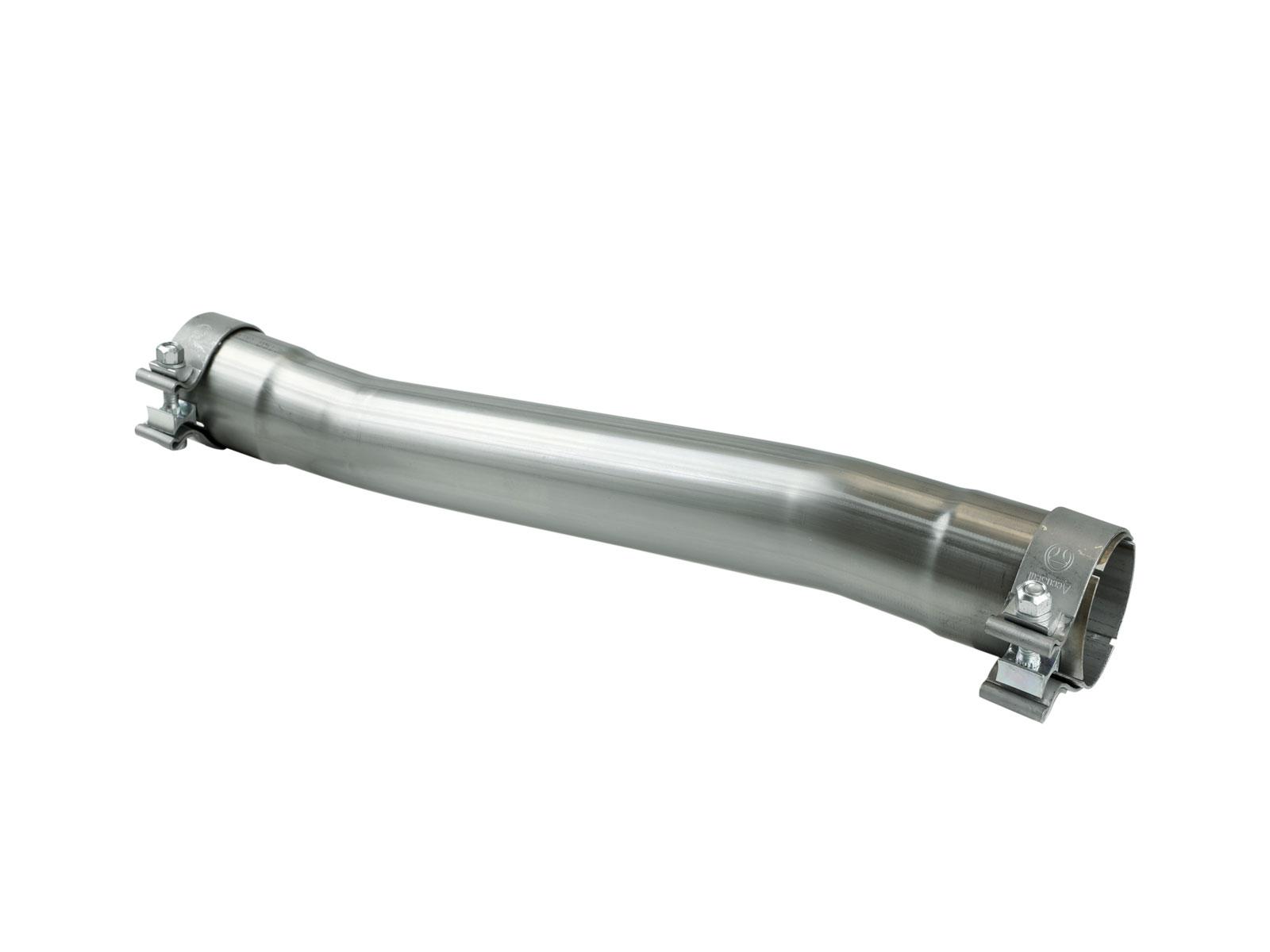 AFE MACH Force-Xp 2-1/2 IN 409 Stainless Steel Muffler Delete Pipe (2-1/2 IN ID Inlet/Outlet x 24 IN Overall Length) - 49M30053