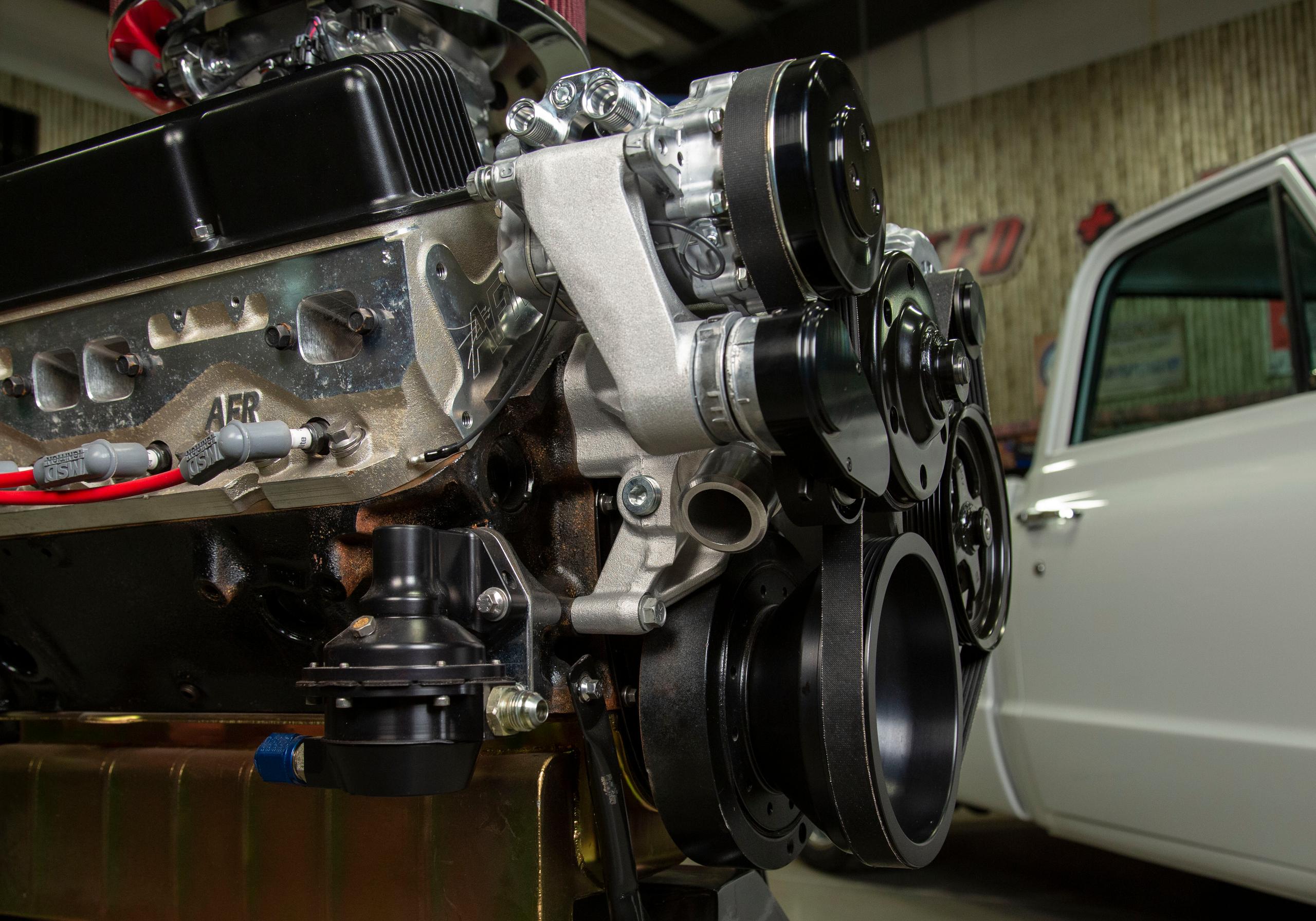 Holley Small Block Chevy Mid-Mount Complete Accessory System.  - 20-240