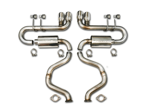 MRT Engineering 1997 - 04 Corvette C5 MRT QuadFlow Axle-Back - 91B101