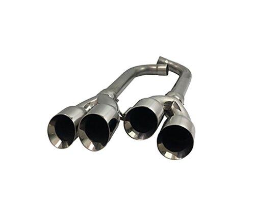 MRT Engineering 91U921 18-up Mustang GT 304 Stainless KR Axle-Back Exhaust Quad Tip
