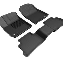 3D MAXpider 2018-2020 Hyundai Kona Kagu 1st & 2nd Row Floormats - Black