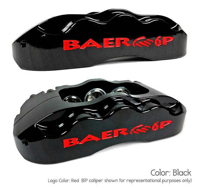 Baer 14" Pro+ Front Brake Kit, Black, SDZ, Std. Studs (1979-1993 Mustang) - 4261618B