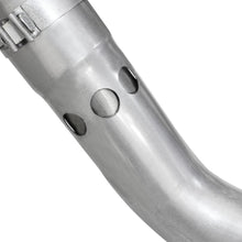 AFE Large Bore-HD 4 IN 409 Stainless Steel DPF-Back Exhaust System w/Polished Tip (Ford Diesel Trucks 15-16 V8-6.7L (td)) - 49-43122-P