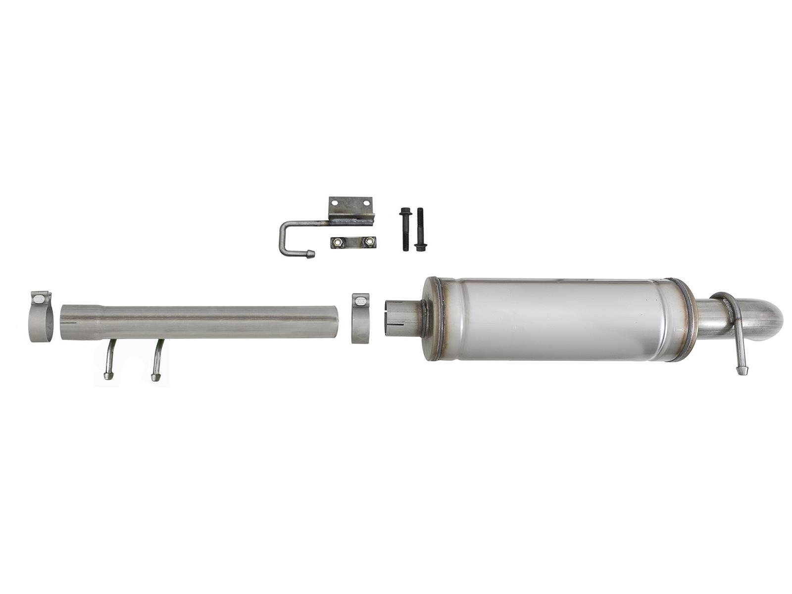AFE ROCK BASHER 2-1/2 IN to 3 IN 409 Stainless Steel Cat-Back Exhaust System - 49-48069