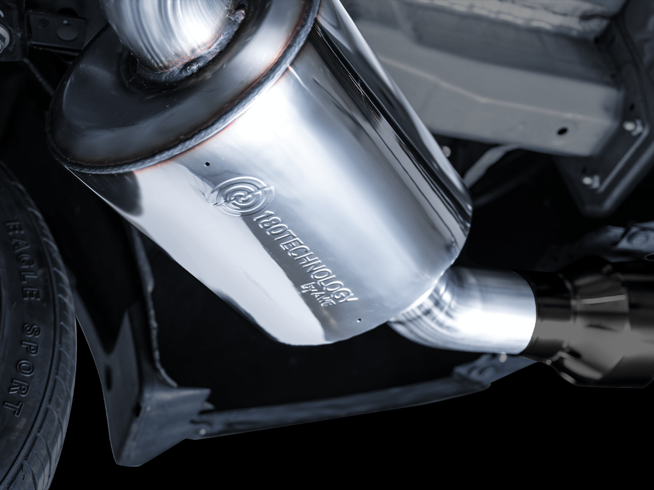 AWE Touring Edition for FE1 Civic Si/DE4 Acura Integra - Diamond Black - 3015-33331