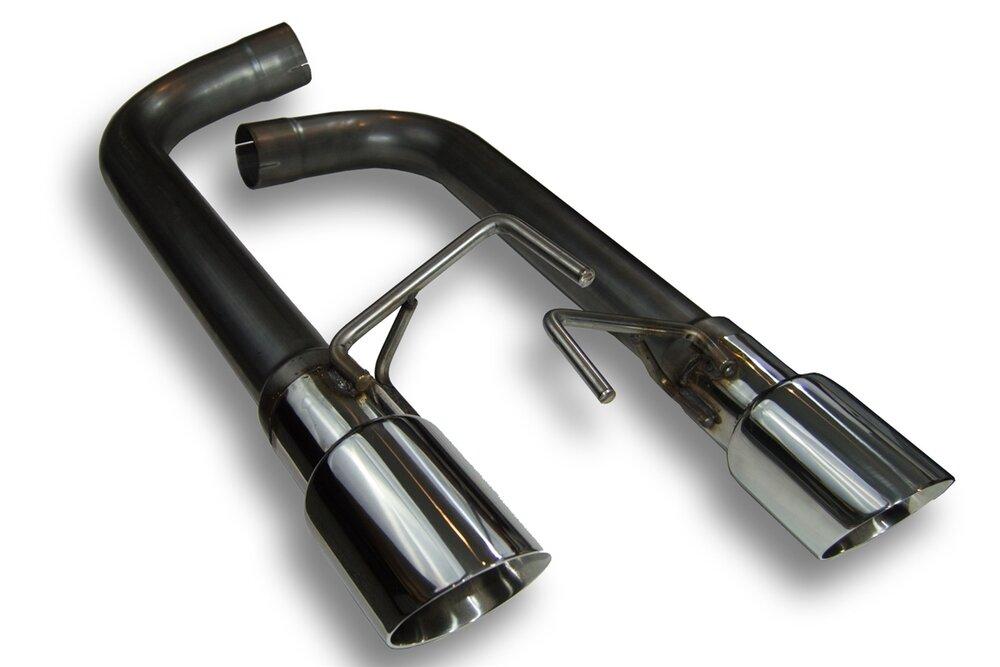 MRT 2.5" Street Race Axleback Exhaust System with 4" Black Ops Tips (2015-2017 Mustang GT / 2026 Mustang GT Non-Active) - 91U901B