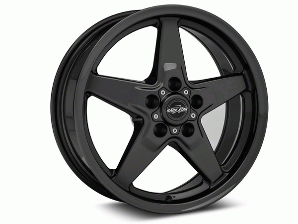 Racestar 92-705253B 17x10.5" Bracket Racer Wheel Gloss Black (GM - 2010-2020 Camaro SS, ZL1 Corvette C5, C6, C7)