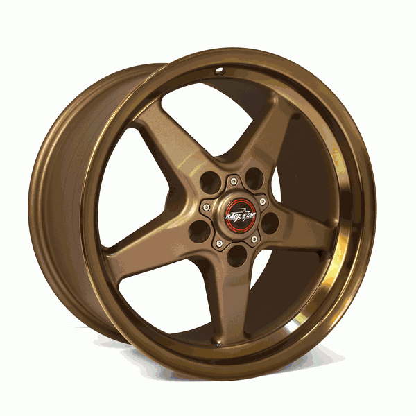 Racestar 92-705253BZ 17x10.5" Bracket Racer Wheel Bronze (GM - 2010-2020 Camaro SS, ZL1 Corvette C5, C6, C7)