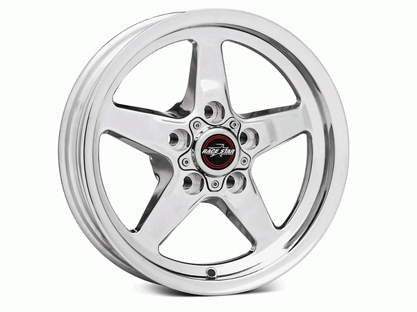 Racestar 92-705253DP 17x10.5" Bracket Racer Wheel Polished (GM - 2010-2018 Camaro SS, ZL1 Corvette C5, C6, C7)