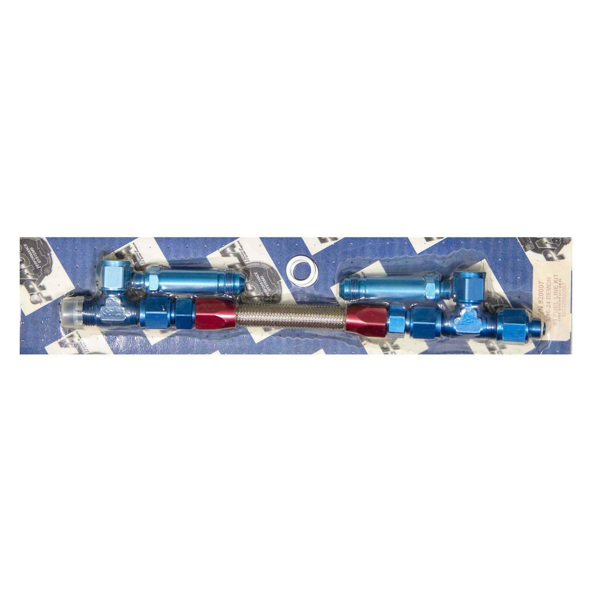 Fragola 9/16-24 Dual Inlet Demon #8 Fuel Line Kit - 920007