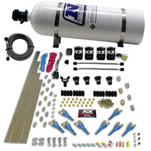 Nitrous Express Pro-Shk/Gas (200,300,400,500,600Hp) 4 Solenoids With 15Lb Bottle - 92006-15