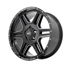Rough Country 92 Series Wheel Machined One-Piece Gloss Black 18x9 6x5.5 +0mm (1960-1998 Land Cruiser, C10 Pickup, K10 Pickup, K10 Suburban, Blazer, K20 Pickup, Jimmy, K25/K2500 Pickup, K15/K1500 Pickup, K15/K1500 Suburban, Wagoneer, Cherokee, J20, J10, K1