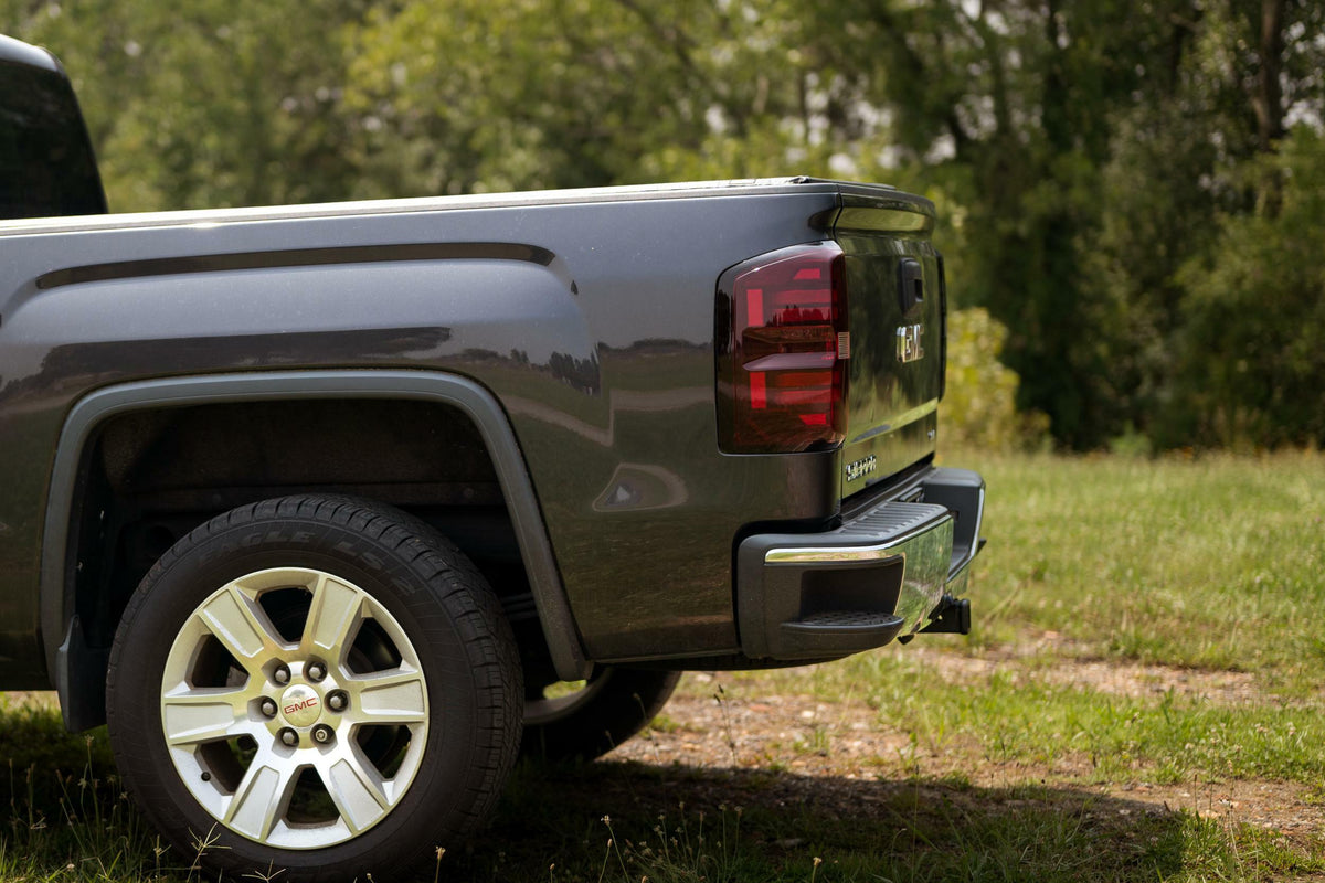 Morimoto XB LED Tail Lights: GMC Sierra (14-18 / Red Lens / Set) - LF730