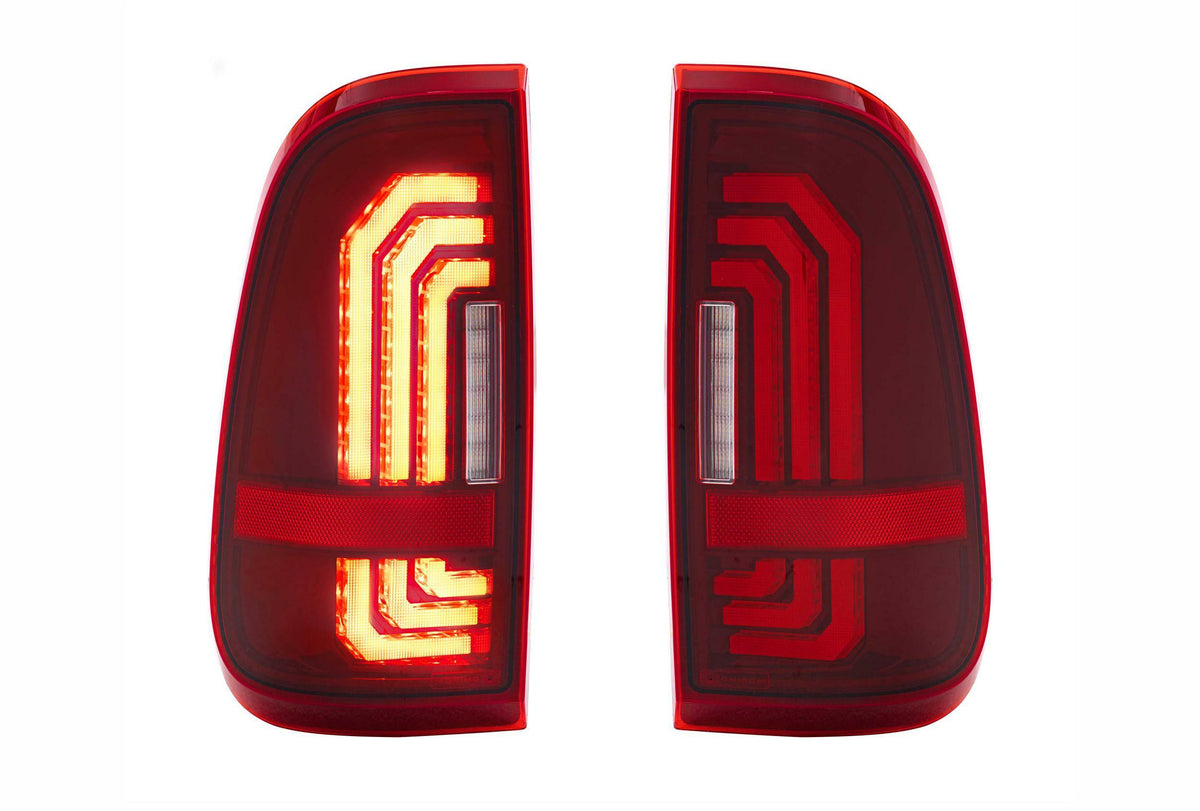Morimoto XB LED Tails: Ford Super Duty (99-16) (Pair / Red) - LF732