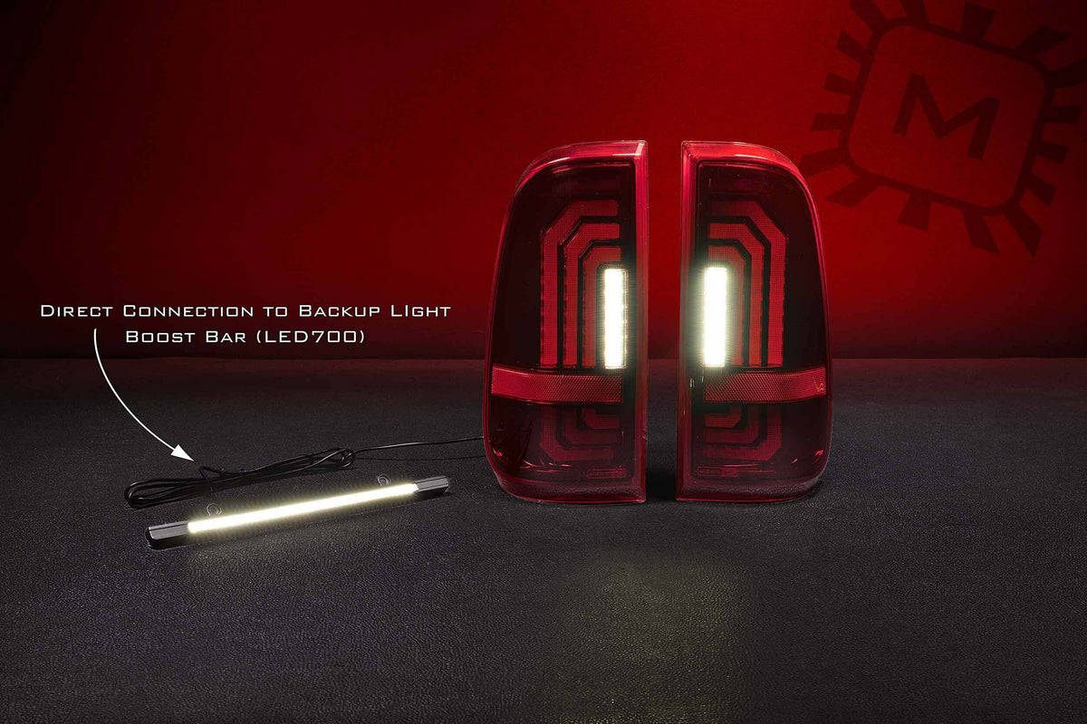 Morimoto XB LED Tails: Ford Super Duty (99-16) (Pair / Red) - LF732