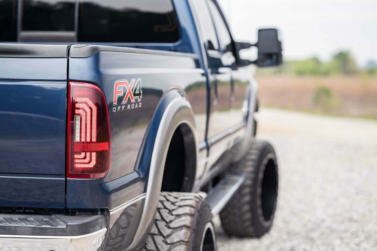 Morimoto XB LED Tails: Ford Super Duty (99-16) (Pair / Red) - LF732