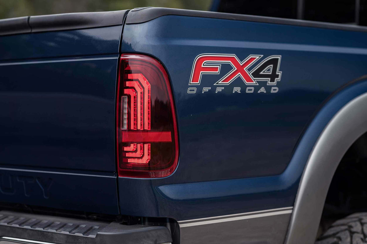 Morimoto XB LED Tails: Ford Super Duty (99-16) (Pair / Red) - LF732
